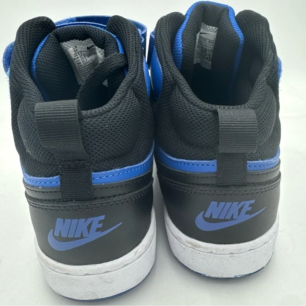 Nike Black and Blue High-Top Sneakers